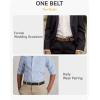 image:imageCHAOREN Boys Belt Most Size Kids 1 14 Dress Reversible Belt for Youth  One Leather Belt Two StyleBlackCognac