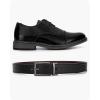 image:imageCHAOREN Boys Belt Most Size Kids 1 14 Dress Reversible Belt for Youth  One Leather Belt Two StyleBlackDark Brown