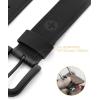 image:imageCHAOREN Full Grain Leather Belts for Men  Mens Belt for Jeans  Timeless Elegance for Casual Dress