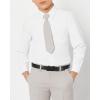 image:imageCHAOREN Leather Boys Belt Dress Kids Belt with Ratchet Buckle Width 1 Adjustable for Formal Wear and School UniformsBlack