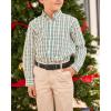 image:imageCHAOREN Ratchet Boys Belt Kid Dress Belt with Click Buckle Adjustable Leather Belt for School Uniform and Formal PantsCarbon Fiber  Black