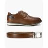image:imageCHAOREN Ratchet Kids Belt Dress Boys Leather Belt 125 Adjustable for Casual and Formal WearBrown