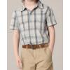 image:imageCHAOREN Woven Boys Belt 125 Elastic Braided Kids Belt Casual for Golf And BaseballBrown
