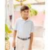 image:imageCHAOREN Woven Boys Belt 125 Elastic Braided Kids Belt Casual for Golf And BaseballGrey