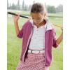 image:imageCHAOREN Woven Boys Belt 125 Elastic Braided Kids Belt Casual for Golf And BaseballWhite