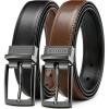 image:imageCHAOREN Boys Belt Most Size Kids 1 14 Dress Reversible Belt for Youth  One Leather Belt Two StyleBlackCognac