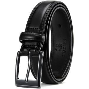 image:imageCHAOREN Boys Belt  1 18 Leather Kids Belt for Dress  Perfect Companion to Youth Formal OutfitBlack