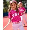 image:imageCHAOREN Youth Baseball Belt  125 Elastic Softball Belts for Girls and Boys  Easy for SportPink
