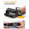 image:imageCHAOREN Nylon Ratchet Belts for Men  Adjustable Web Belt  Automatic Slide Buckle for Casual Golf WorkBlack