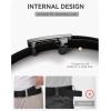 image:imageCHAOREN Nylon Ratchet Belts for Men  Adjustable Web Belt  Automatic Slide Buckle for Casual Golf WorkBright Black