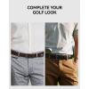 image:imageCHAOREN Stretch Belt Men 2 Pack  1 38 Braided Golf Belts For Men  Casual Elastic For Pants and JeansBlack  Dark Brown