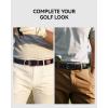 image:imageCHAOREN Stretch Belt Men 2 Pack  1 38 Braided Golf Belts For Men  Casual Elastic For Pants and JeansBlack  Navy Blue