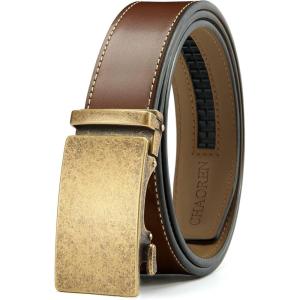 image:imageCHAOREN Mens Belt  Mens Ratchet Belt Leather 1 38 for Dress Pant  Micro Adjustable Belt Fit Everywhere
