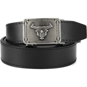 image:imageCHAOREN Ratchet Western Belt  1 38 Cowboy Belts for Men Casual Jeans  Micro Adjustable Belt Fit Everywhere