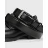 image:imageCHAOREN Boys Belt  1 14 Ratchet Kids leather Belt  Perfect Companion to Kids Dress Shoes and Casual WearBlack