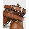 image:imageCHAOREN Boys Belt  1 14 Ratchet Kids leather Belt  Perfect Companion to Kids Dress Shoes and Casual WearBrown Tan