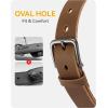 image:imageCHAOREN Boys Belt  1 18 Kids Leather Belt Handmade Full Grain Leather  Ideal for Dress and Casual WearBasic  Black