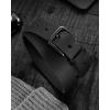 image:imageCHAOREN Boys Belt  1 18 Kids Leather Belt Handmade Full Grain Leather  Ideal for Dress and Casual WearBasic  Black