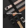 image:imageCHAOREN Ratchet Tactical Belt Men  15 Adjustable Nylon Web Belt  Quick Release for Work EDC Outdoor UseArmy Green