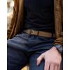 image:imageCHAOREN Ratchet Tactical Belt Men  15 Adjustable Nylon Web Belt  Quick Release for Work EDC Outdoor UseCoyote Bronze