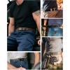 image:imageCHAOREN Ratchet Tactical Belt Men  15 Adjustable Nylon Web Belt  Quick Release for Work EDC Outdoor UseKhaki