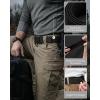 image:imageCHAOREN Tactical Belt Men  15 Stretch Belt for Work  Quick Release for Military Casual Jeans EDC HikingFrosted Matte  Army Green