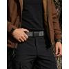image:imageCHAOREN Tactical Belt Men  15 Stretch Belt for Work  Quick Release for Military Casual Jeans EDC HikingFrosted Matte  Grey