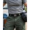 image:imageCHAOREN Tactical Belt Men  15 Stretch Belt for Work  Quick Release for Military Casual Jeans EDC HikingGun Crosshatch  Black
