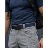 image:imageCHAOREN Tactical Belt Men  15 Stretch Belt for Work  Quick Release for Military Casual Jeans EDC HikingNavy