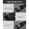 image:imageCHAOREN Tactical Belt Men  15 Stretch Belt for Work  Quick Release for Military Casual Jeans EDC HikingSilverBlack