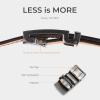 image:imageMens Belt for Jeans CHAOREN Reversible Mens Belt Casual 1 38 Black and Brown Adjustable Trim to Fit