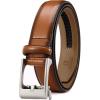 image:imageCHAOREN Boys Belt  1 14 Ratchet Kids leather Belt  Perfect Companion to Kids Dress Shoes and Casual WearBrown Tan