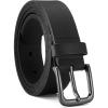 image:imageCHAOREN Boys Belt  1 18 Kids Leather Belt Handmade Full Grain Leather  Ideal for Dress and Casual WearBasic  Black