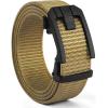 image:imageCHAOREN Ratchet Tactical Belt Men  15 Adjustable Nylon Web Belt  Quick Release for Work EDC Outdoor UseClassic Coyote