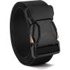 image:imageCHAOREN Tactical Belt Men  15 Stretch Belt for Work  Quick Release for Military Casual Jeans EDC HikingBlack