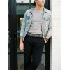 image:imageCHAOREN Ratchet Belts for Men  15 Mens Belt Genuine Leather for Causual Jeans  Customizable StyleVersatile FitGrey