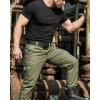 image:imageCHAOREN Tactical Belt Men  15 Stretch Work Belt with Quick Release Zinc Alloy Buckle for Military Casual Jeans HikingFrosted Matte  Army Green