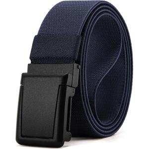 image:imageCHAOREN Tactical Belt Men  15 Stretch Work Belt with Quick Release Zinc Alloy Buckle for Military Casual Jeans HikingFrosted Matte  Navy