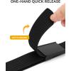 image:imageCHAOREN Mens Belt  15 Nylon Webbing Belt with Quick Release Buckle  Adjustable Fit for Casual Work amp Military  One SizeBlack