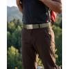 image:imageCHAOREN Mens Belt  15 Nylon Webbing Belt with Quick Release Buckle  Adjustable Fit for Casual Work amp Military  One SizeGreen