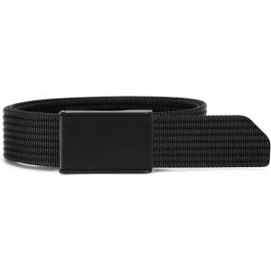 image:imageCHAOREN Mens Belt  15 Nylon Webbing Belt with Quick Release Buckle  Adjustable Fit for Casual Work amp Military  One SizeBlack