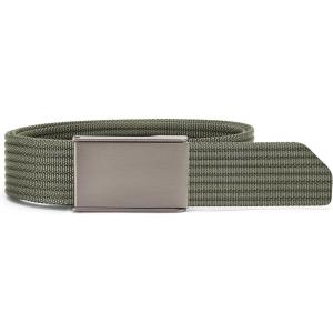 image:imageCHAOREN Mens Belt  15 Nylon Webbing Belt with Quick Release Buckle  Adjustable Fit for Casual Work amp Military  One SizeGreen