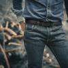 image:imageCHAOREN Leather Ratchet Belt Men 2 Pack  Customizable Fit Effortless Style 35mmBasic BlackDark Brown