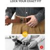 image:imageCHAOREN Work Belts for Men Heavy Duty  15 Full Grain Leather Belt Casual  Fully Adjustable Double ProngBrown