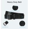 image:imageCHAOREN Work Belts for Men Heavy Duty  15 Full Grain Leather Belt Casual  Fully Adjustable Double ProngCasual Black