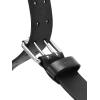 image:imageCHAOREN Work Belts for Men Heavy Duty  15 Full Grain Leather Belt Casual  Fully Adjustable Double ProngCasual Blacksilver