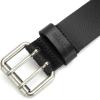 image:imageCHAOREN Work Belts for Men Heavy Duty  15 Full Grain Leather Belt Casual  Fully Adjustable Double ProngCasual Blacksilver