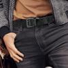 image:imageCHAOREN Work Belts for Men Heavy Duty  15 Full Grain Leather Belt Casual  Fully Adjustable Double ProngClassic Black