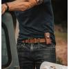 image:imageCHAOREN Work Belts for Men Heavy Duty  15 Full Grain Leather Belt Casual  Fully Adjustable Double ProngClassic Brown