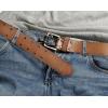 image:imageCHAOREN Work Belts for Men Heavy Duty  15 Full Grain Leather Belt Casual  Fully Adjustable Double ProngClassic Light Brown
